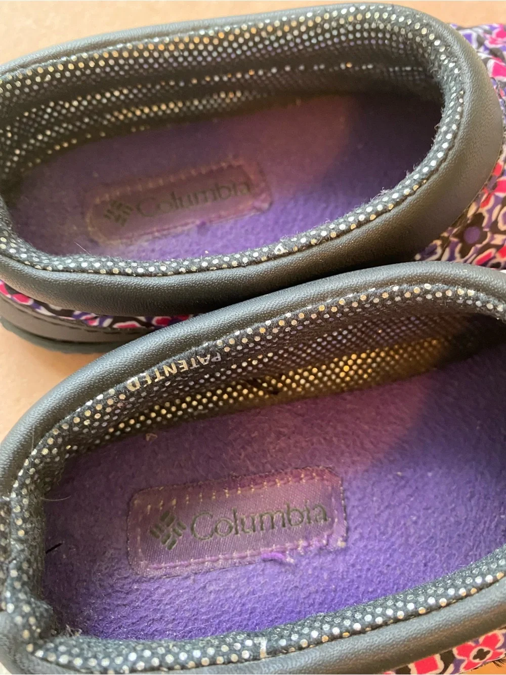 COLUMBIA Girls Packed Out OmniHeat Quilted Slippers 13